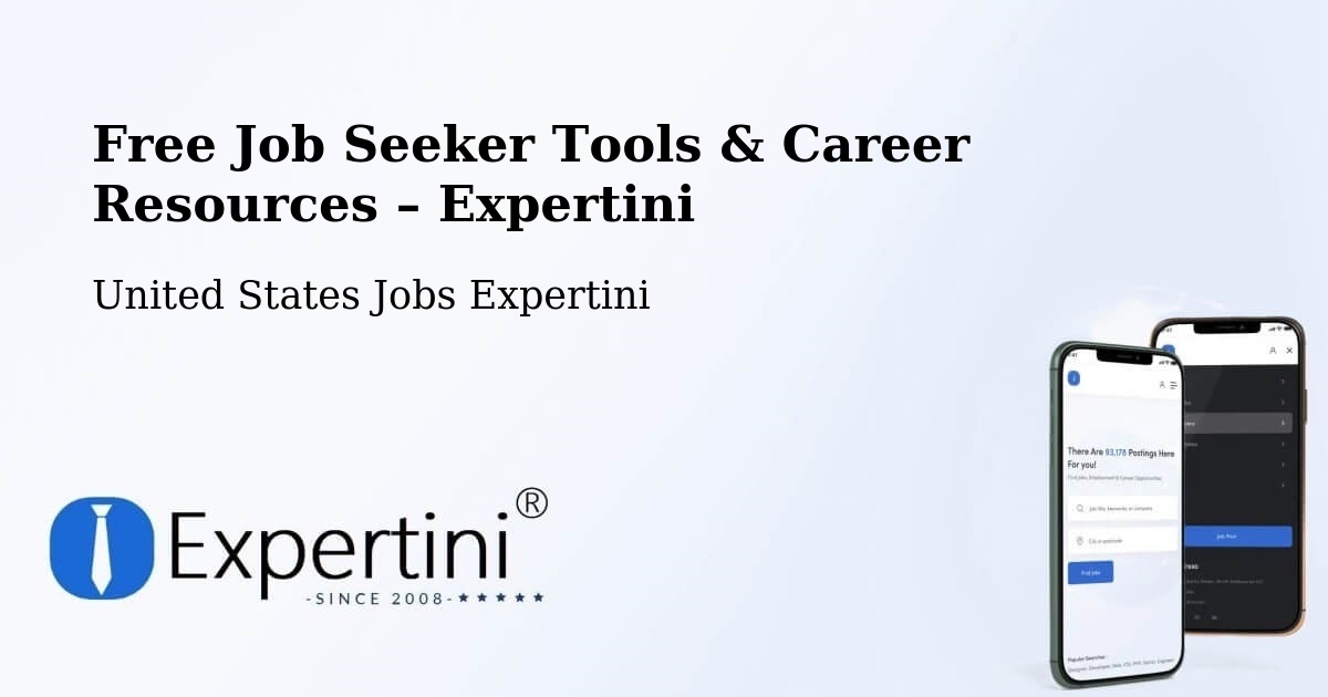 Free Job Seeker Tools & Career Resources – Downey - Downey, United States Jobs Expertini